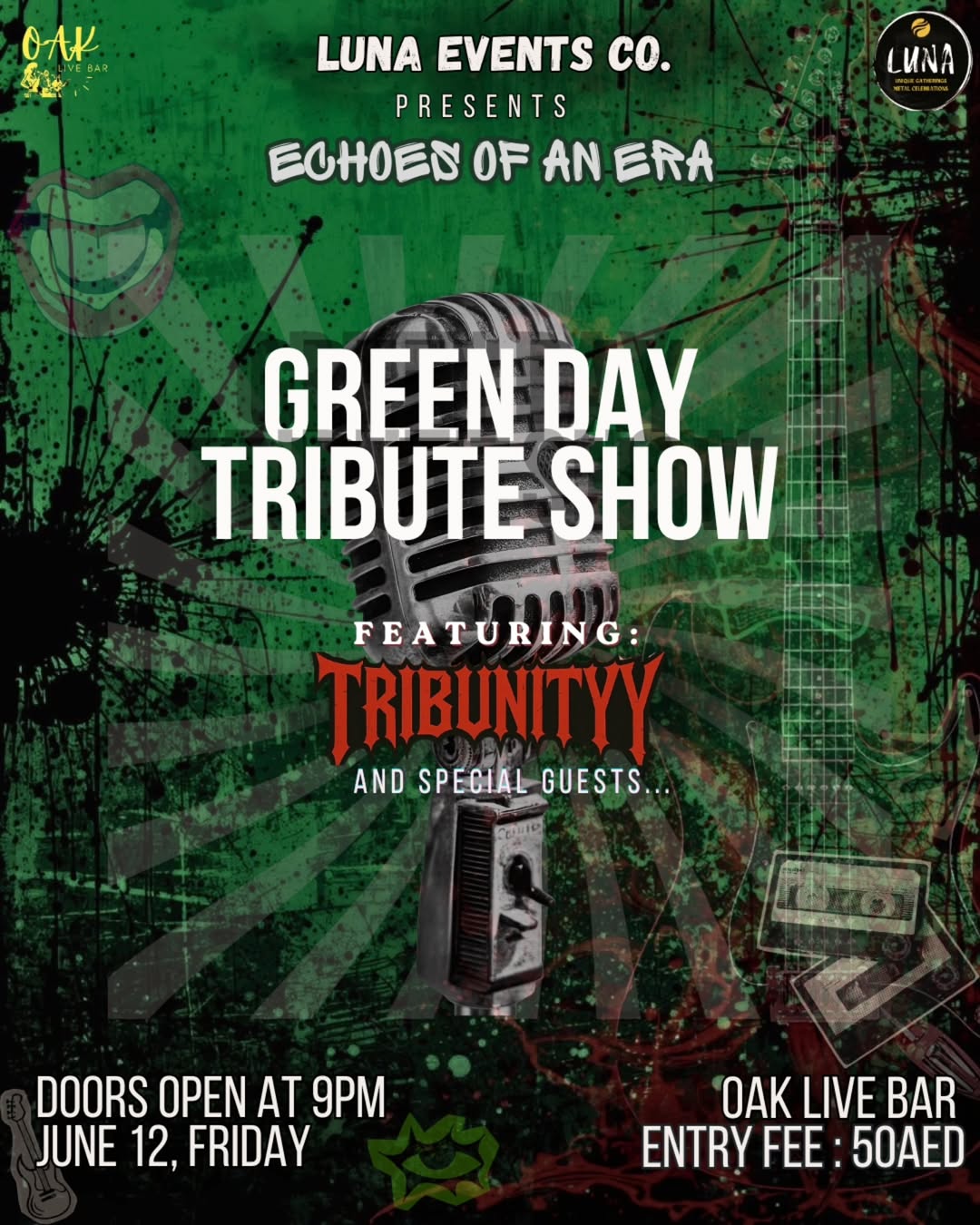 Green Day Tribute Show Poster