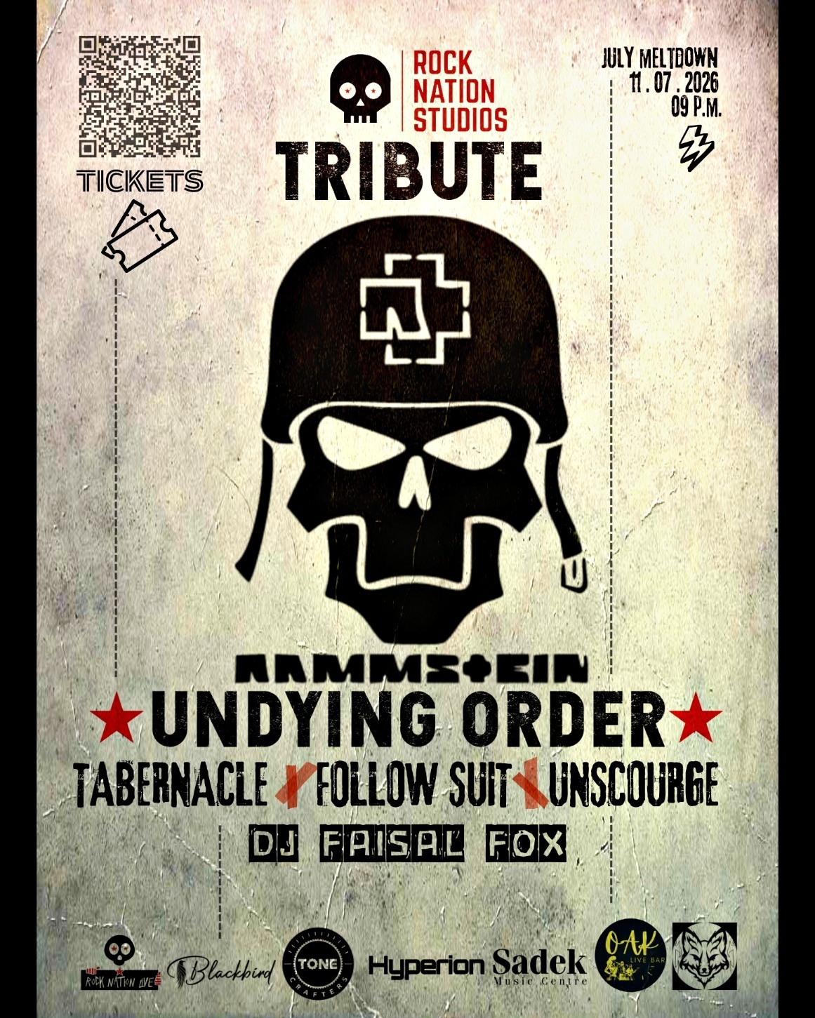 TRIBUTE โ JULY MELTDOWN Poster