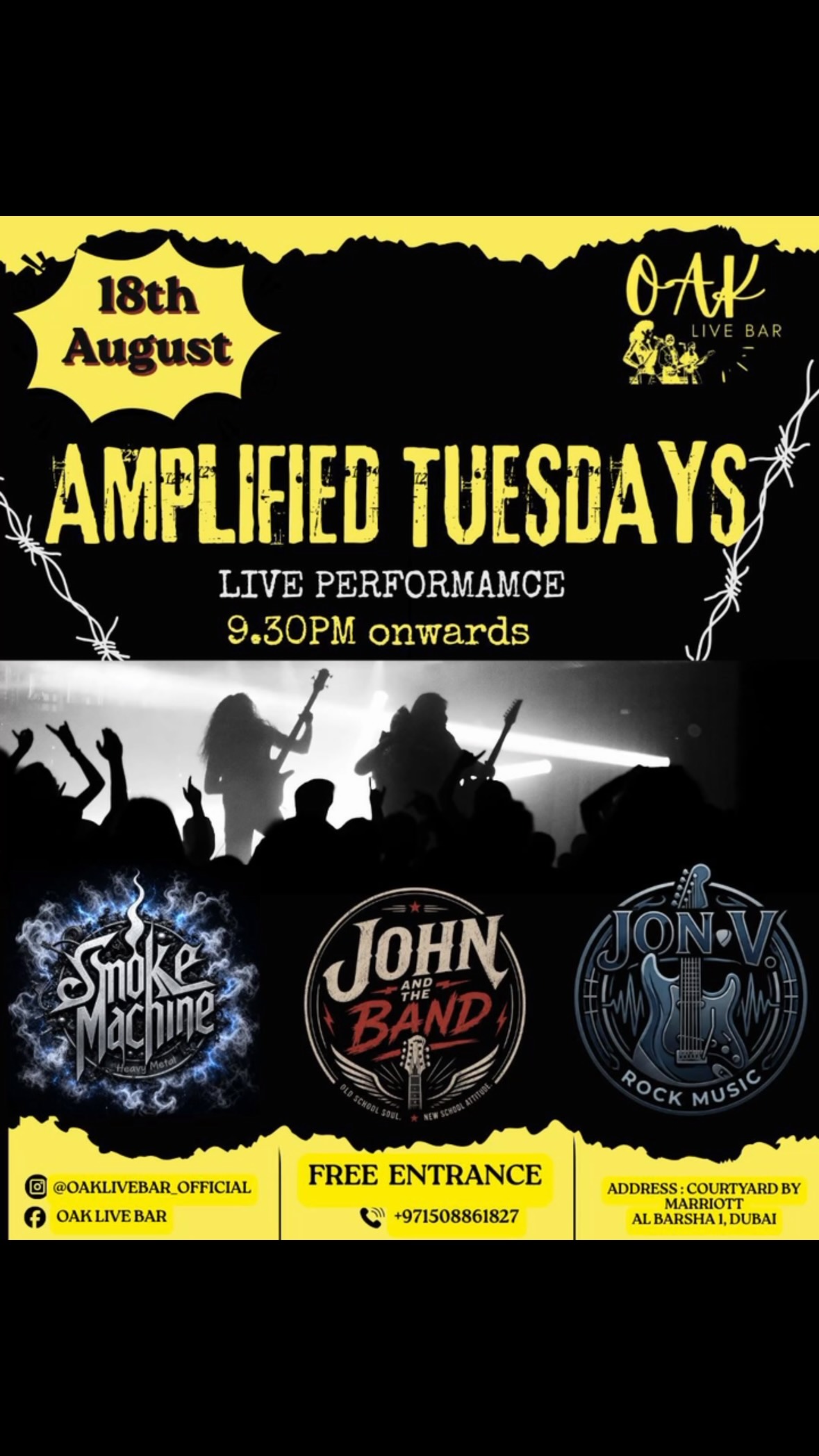 Amplified Tuesdays Poster