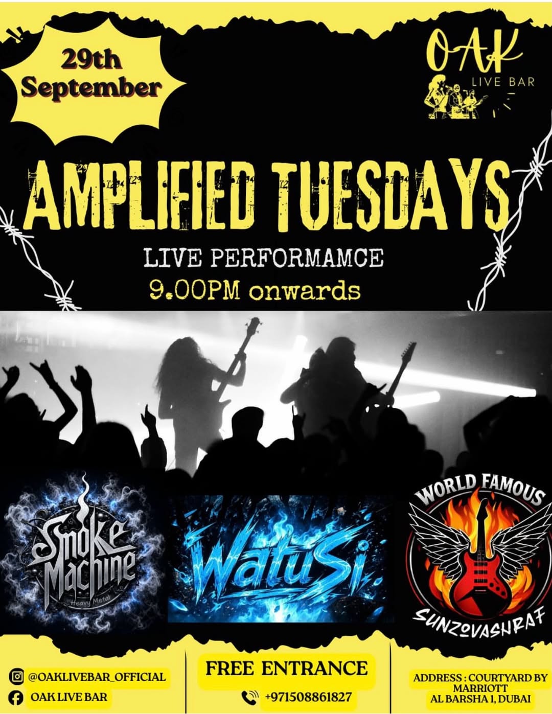 Amplified Tuesdays Poster